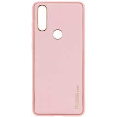 Кожаный чехол Xshield для Xiaomi Redmi Note 7 / Note 7 Pro / Note 7s Розовый / Pink