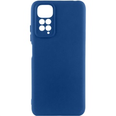 Чехол Silicone Cover Lakshmi Full Camera (AA) для Xiaomi Redmi 10 Синий / Navy Blue