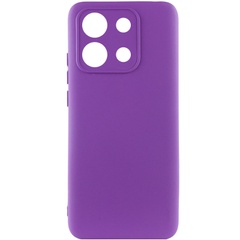 Чехол Silicone Cover Lakshmi Full Camera (A) для Xiaomi Redmi Note 13 4G Фиолетовый / Purple