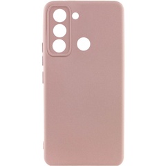 Чохол Silicone Cover Lakshmi Full Camera (AAA) для TECNO Spark 8C, Рожевий / Pink Sand
