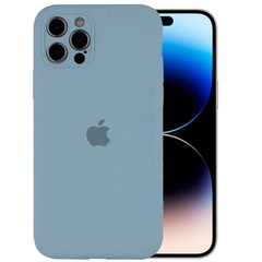 Чохол Silicone Case Full Camera Protective (AA) для Apple iPhone 14 Pro (6.1"), Голубой / Sweet Blue