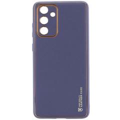 Кожаный чехол Xshield для Samsung Galaxy A14 4G/5G Серый / Lavender Gray