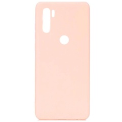 Силиконовый чехол Candy для Xiaomi Redmi Note 8 / Note 8 2021 Розовый