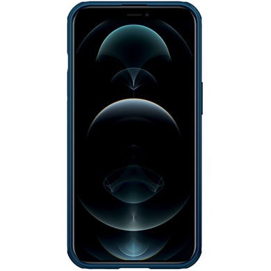 Карбоновая накладка Nillkin CamShield Pro Magnetic для Apple iPhone 13 Pro (6.1") Синий