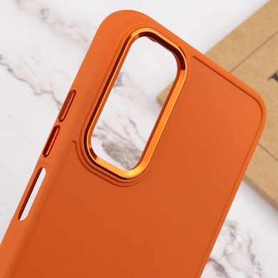 TPU чохол Bonbon Metal Style для Samsung Galaxy A52 4G / A52 5G / A52s, Оранжевый / Papaya