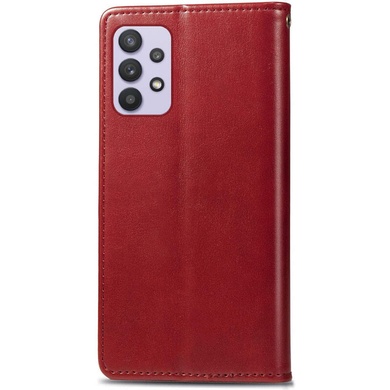 Кожаный чехол книжка GETMAN Gallant (PU) для Samsung Galaxy A32 4G Красный