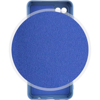 Чехол Silicone Cover Lakshmi Full Camera (AA) для Samsung Galaxy A12 Синий / Navy Blue