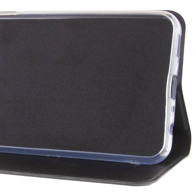 Кожаный чехол книжка GETMAN Elegant (PU) для Motorola Moto G14 Черный