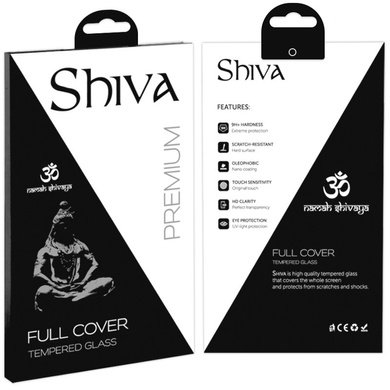 Захисне скло Shiva (Full Cover) для Apple iPhone 12 Pro / 12 (6.1"), Чорний
