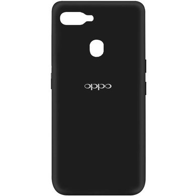 Чохол Silicone Cover My Color Full Protective (A) для Oppo A5s / Oppo A12, Чорний / Black