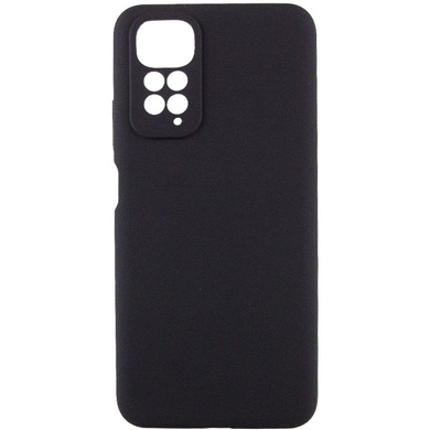 Чохол Silicone Cover Lakshmi Full Camera (AA) для Xiaomi Redmi Note 11 (Global) / Note 11S, Чорний / Black