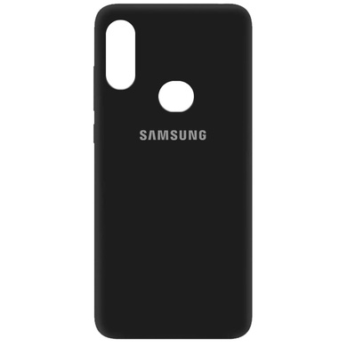 Чохол Silicone Cover My Color Full Protective (A) для Samsung Galaxy A10s, Чорний / Black