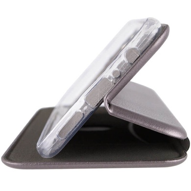Кожаный чехол (книжка) Classy для Oppo A78 4G Серый