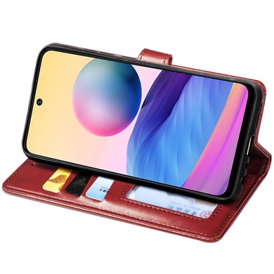 Кожаный чехол книжка GETMAN Gallant (PU) для Samsung Galaxy A55 Красный