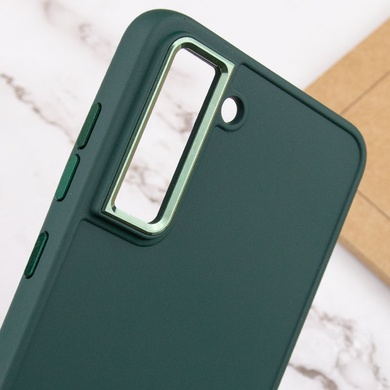 TPU чехол Bonbon Metal Style для Samsung Galaxy S24 Зеленый / Pine green
