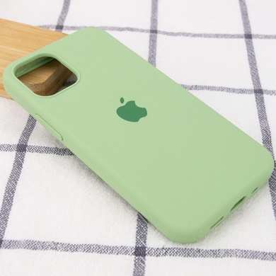 Чехол Silicone Case Full Protective (AA) для Apple iPhone 14 Pro (6.1") Мятный / Mint