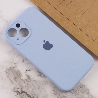 Чохол Silicone Case Full Camera Protective (AA) для Apple iPhone 14 Plus (6.7"), Блакитний / Lilac Blue