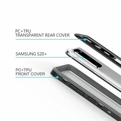 Водонепроникний чохол Shellbox для Samsung Galaxy S20+, Чорний