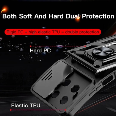 Ударопрочный чехол Camshield Serge Ring для Xiaomi 14 Pro Черный