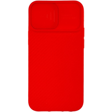 Чохол Camshield Square TPU зі шторкою для камери для Apple iPhone 12 Pro Max (6.7 "), Червоний