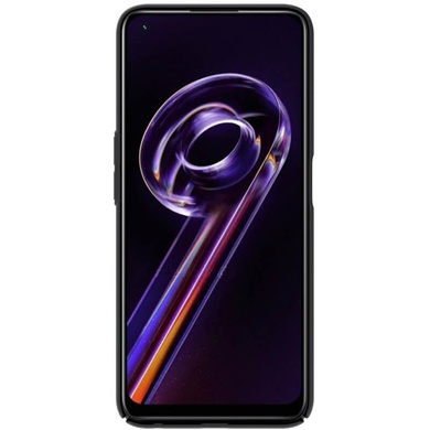 Карбонова накладка Nillkin Camshield (шторка на камеру) для Realme 9 Pro, Чорний / Black