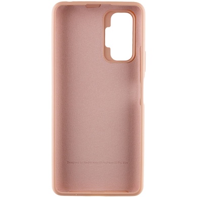 Чехол Silicone Cover Full Protective (AA) для Xiaomi Redmi Note 10 Pro / 10 Pro Max Розовый / Pink Sand