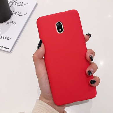 Силиконовый чехол Candy для Xiaomi Redmi 8a Красный