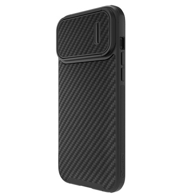Карбоновая накладка Nillkin Synthetic Fiber S для Apple iPhone 13 Pro Max (6.7") Black