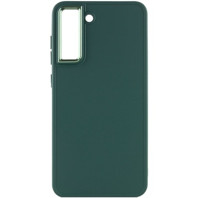 TPU чохол Bonbon Metal Style для Samsung Galaxy S24, Зелений / Pine green