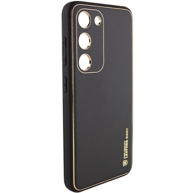 Шкіряний чохол Xshield для Samsung Galaxy S23, Чорний / Black