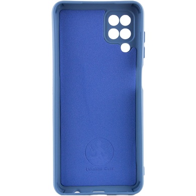 Чехол Silicone Cover Lakshmi Full Camera (AA) для Samsung Galaxy A12 Синий / Navy Blue