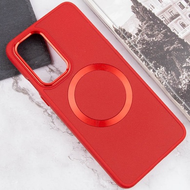 TPU чохол Bonbon Metal Style with MagSafe для OnePlus 9 Pro, Червоний / Red