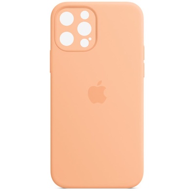 Чехол Silicone Case Full Camera Protective (AA) для Apple iPhone 14 Pro Max (6.7") Оранжевый / Cantaloupe