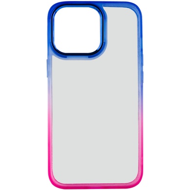Чехол TPU+PC Fresh sip series для Apple iPhone 14 Pro Max (6.7") Розовый / Синий