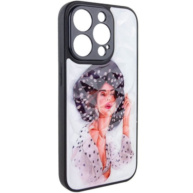 TPU+PC чехол Prisma Ladies для Apple iPhone 14 Pro Max (6.7") Girl in a hat