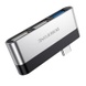 Перехідник Borofone DH1 Type-C до USB, Чорний / Срібний