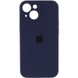 Чохол Silicone Case Full Camera Protective (AA) для Apple iPhone 15 (6.1"), Темно-синій / Midnight blue