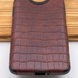 Шкіряна накладка Epic Vivi Crocodile series для OnePlus 7T, Темно-коричневый
