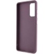 TPU чохол Bonbon Metal Style with MagSafe для Samsung Galaxy S24+, Бордовый / Plum