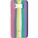 Чохол Silicone Cover Full Rainbow для Xiaomi Poco X3 NFC / Poco X3 Pro, Рожевий / Бузковий