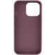 TPU чехол Bonbon Metal Style для Apple iPhone 14 Pro (6.1") Бордовый / Plum