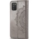Кожаный чехол (книжка) Art Case с визитницей для Samsung Galaxy A03s Серый