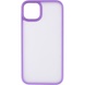 TPU+PC чохол Metal Buttons для Apple iPhone 15 (6.1"), Фіолетовий