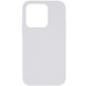 Чохол Silicone Case Full Protective (AA) NO LOGO для Apple iPhone 15 Pro Max (6.7"), Білий / White