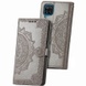 Кожаный чехол (книжка) Art Case с визитницей для Samsung Galaxy A12 / M12 Серый