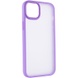 TPU+PC чохол Metal Buttons для Apple iPhone 15 (6.1"), Фіолетовий