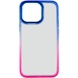 Чохол TPU+PC Fresh sip series для Apple iPhone 14 Pro Max (6.7"), Розовый / Синий
