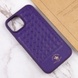 Кожаный чехол Polo Santa Barbara для Apple iPhone 14 (6.1") Purple