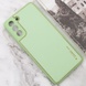 Шкіряний чохол Xshield для Samsung Galaxy S21 FE, Зелений / Pistachio