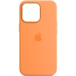 Чехол Silicone case (AAA) full with Magsafe and Animation для Apple iPhone 13 Pro Max (6.7") Оранжевый / Marigold